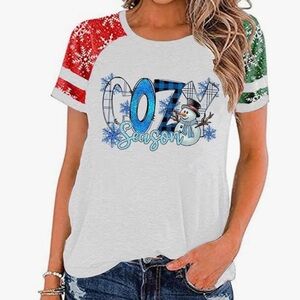 Cozy Season Women's Top - Red, Green, White